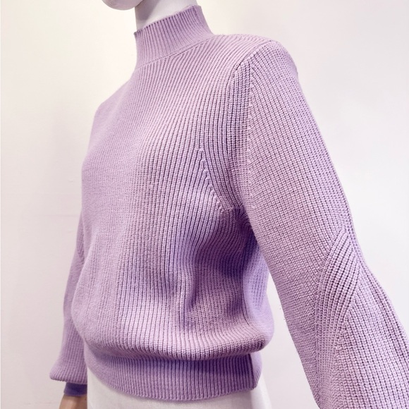 Zara Lilac Turtleneck Sweater - Picture 4 of 10